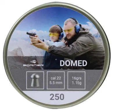 Puli pnevmaticheskie Borner Domed 5,5mm 1,15g (250 sht)